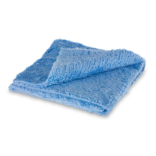 Blue Edgeless Microfibre Towel 16" x 16"