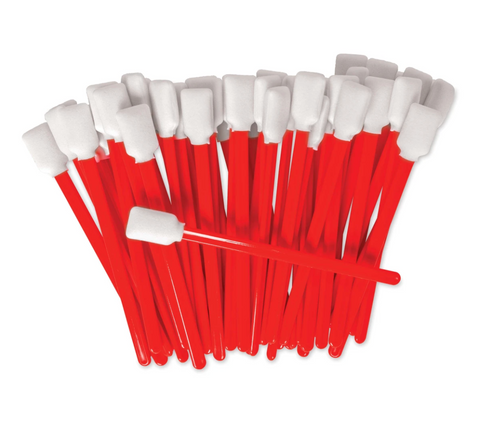 Large Square Microfibre Swabs - 50CT