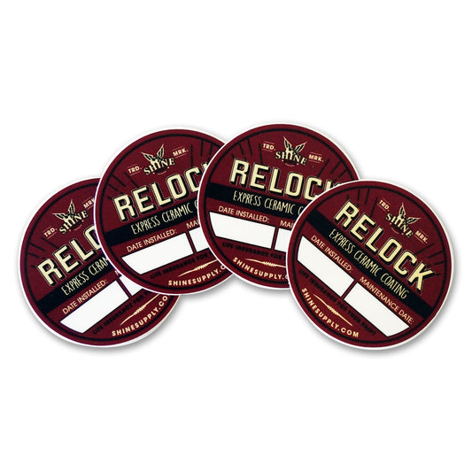 Relock Door Jamb Sticker - 4 Pack