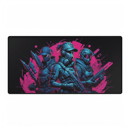 Desk Mats - Cyberpunk Fighters