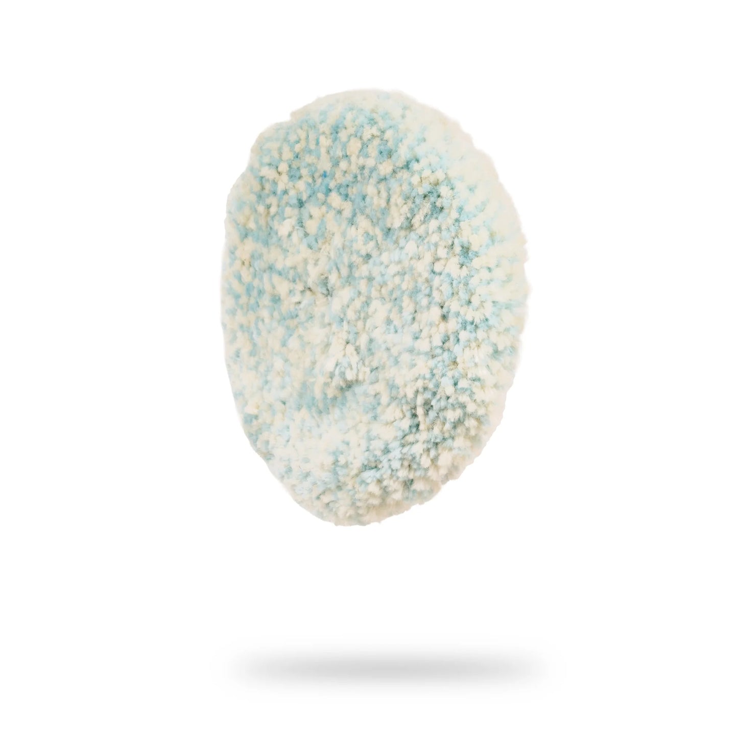 DECK HAND WHITE MEDIUM CUT WOOL PAD - 6 INCH