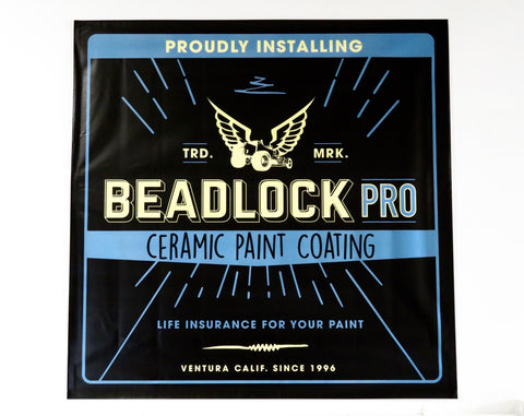 Beadlock Pro Ceramic Coating - Shop Banner 4' x 4'