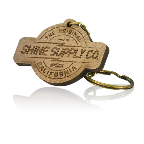 Shine Supply Co. Wooden Keychain