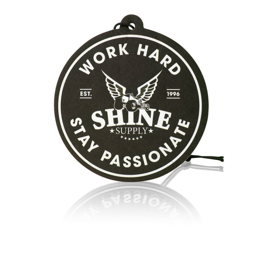 Shine Scents Air Freshener - Work Hard Round